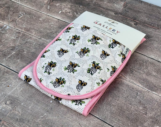 Cath Kidston Bee Patterned Double Oven Glove