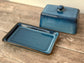 Scandi Home Blue Butter Dish