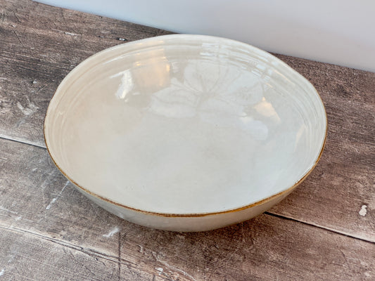 White Serving Bowl, 24cm