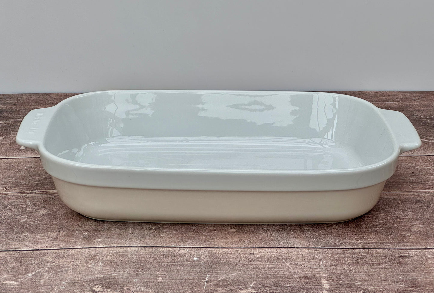 Kitchenaid White Rectangular Baking Dish, 32cm