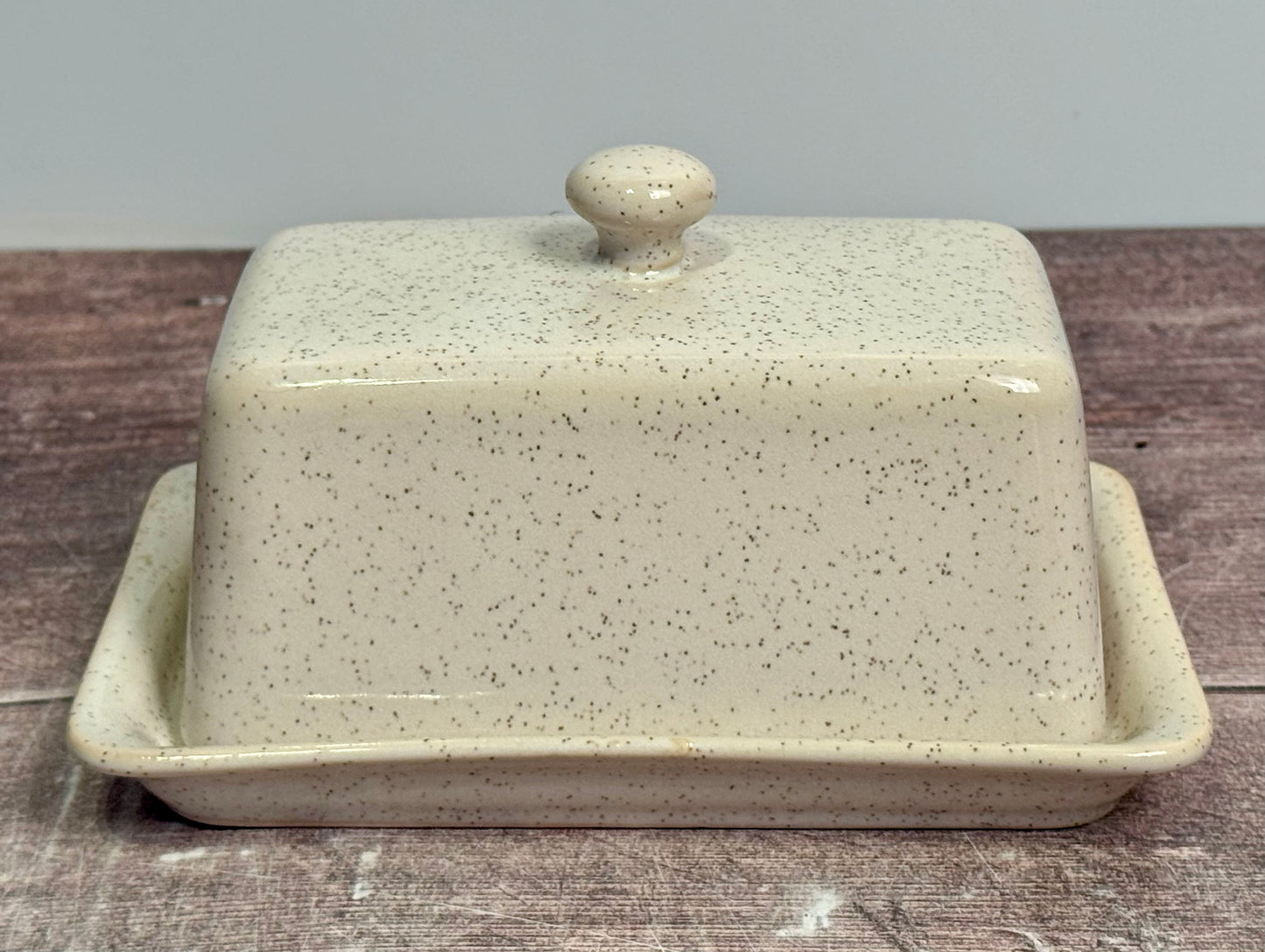 Scandi Home Cream Butter Dish