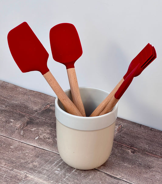 Kitchenaid Utensil Jar and Utensils
