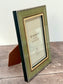 Natalini Green with Wide Chequered Border Photo Frame 4 x 6