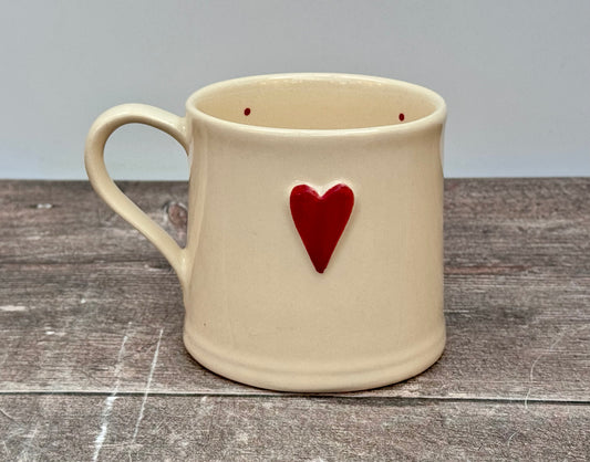 Red Heart Mug, 250ml