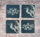 Set of 4 Lobster Slate Coasters