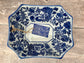 Blue and White Flower Patterned Bowl