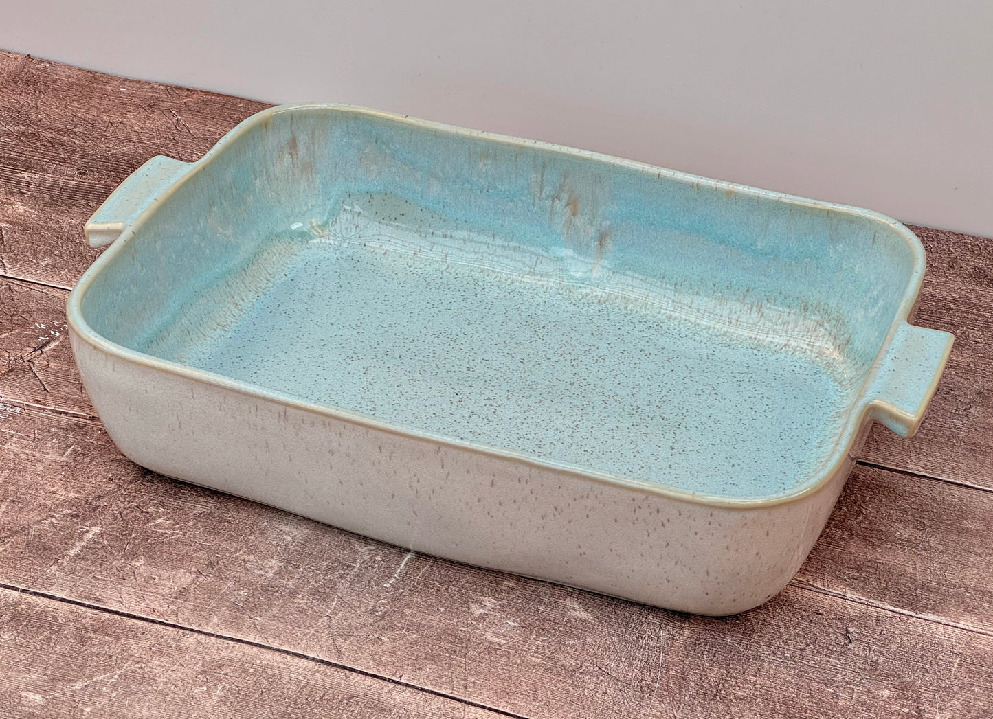 Sea Blue Rectangular Baking Dish, 40cm