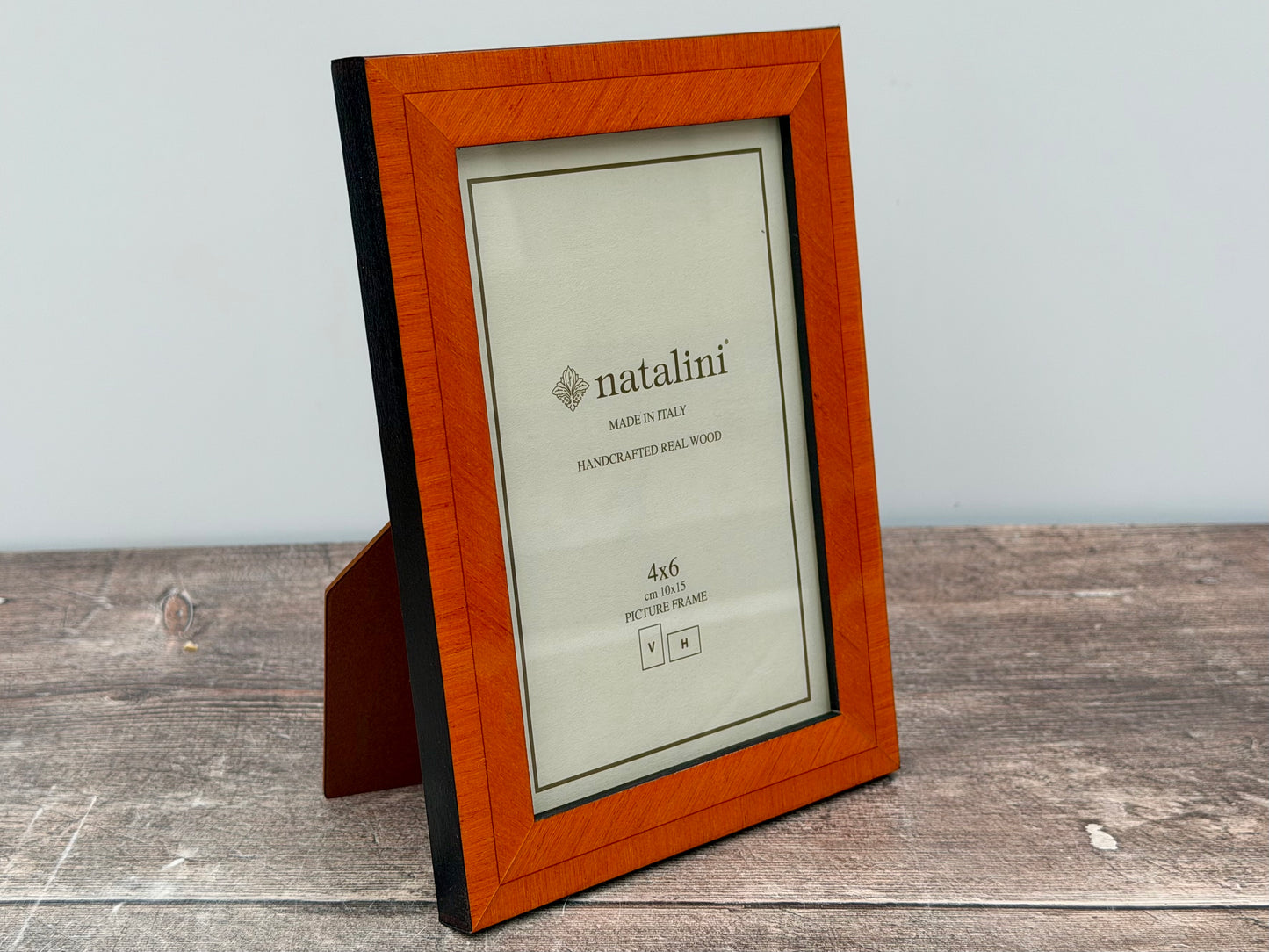 Natalini Orange Border Photo Frame 4 x 6