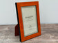 Natalini Orange Border Photo Frame 4 x 6