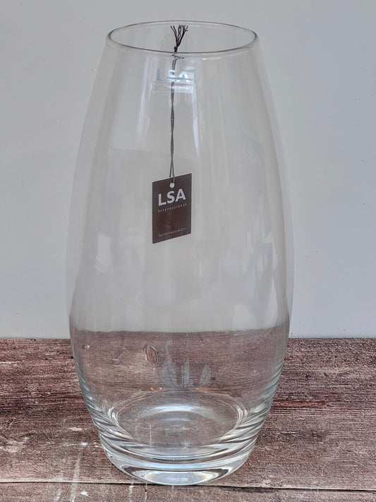 LSA Clear Vase, 30cm