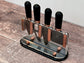 Taylor’s Eye Witness Copper Cheese Knife Set with Stand