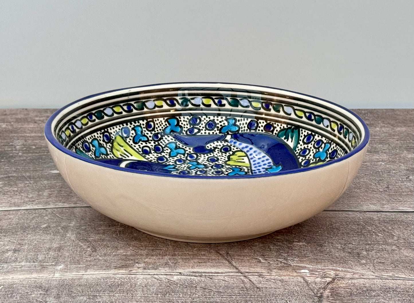 Fish Patterned Bowl, 20cm