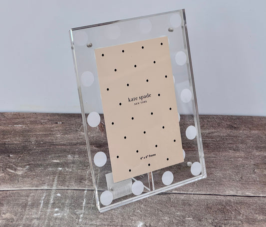 Kate Spade Acrylic Spotty Photo Frame 4 x 6