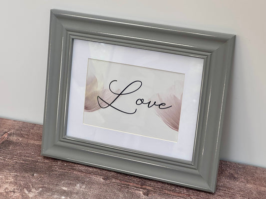 Grey Shabby Chic Wooden Photo Frame, 6’ x 8’
