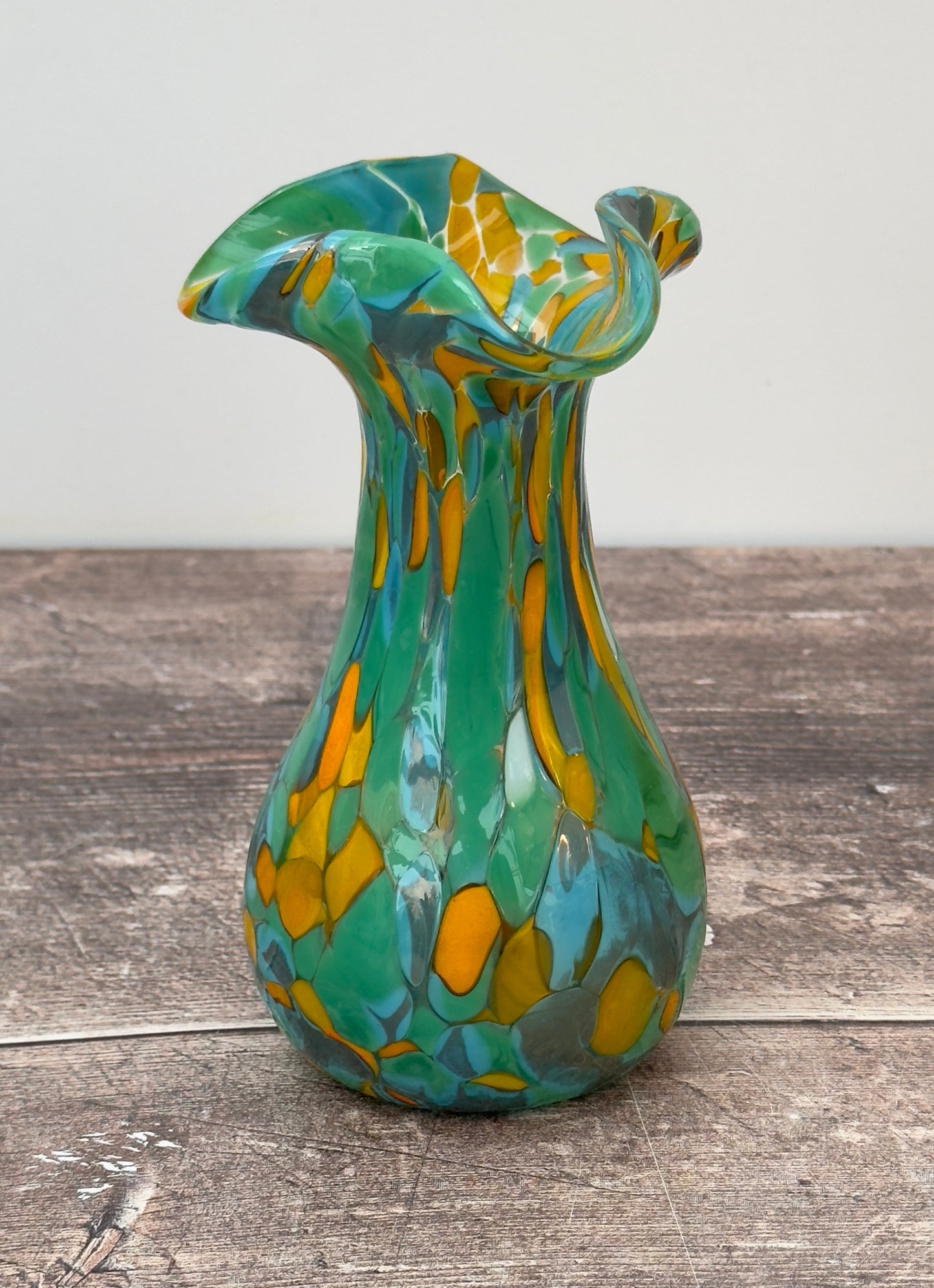 Small Handmade Murano Glass Vase, Design 2