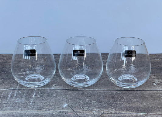 Dartington Water, Wine, Whisky Stemless Glasses / Tumblers