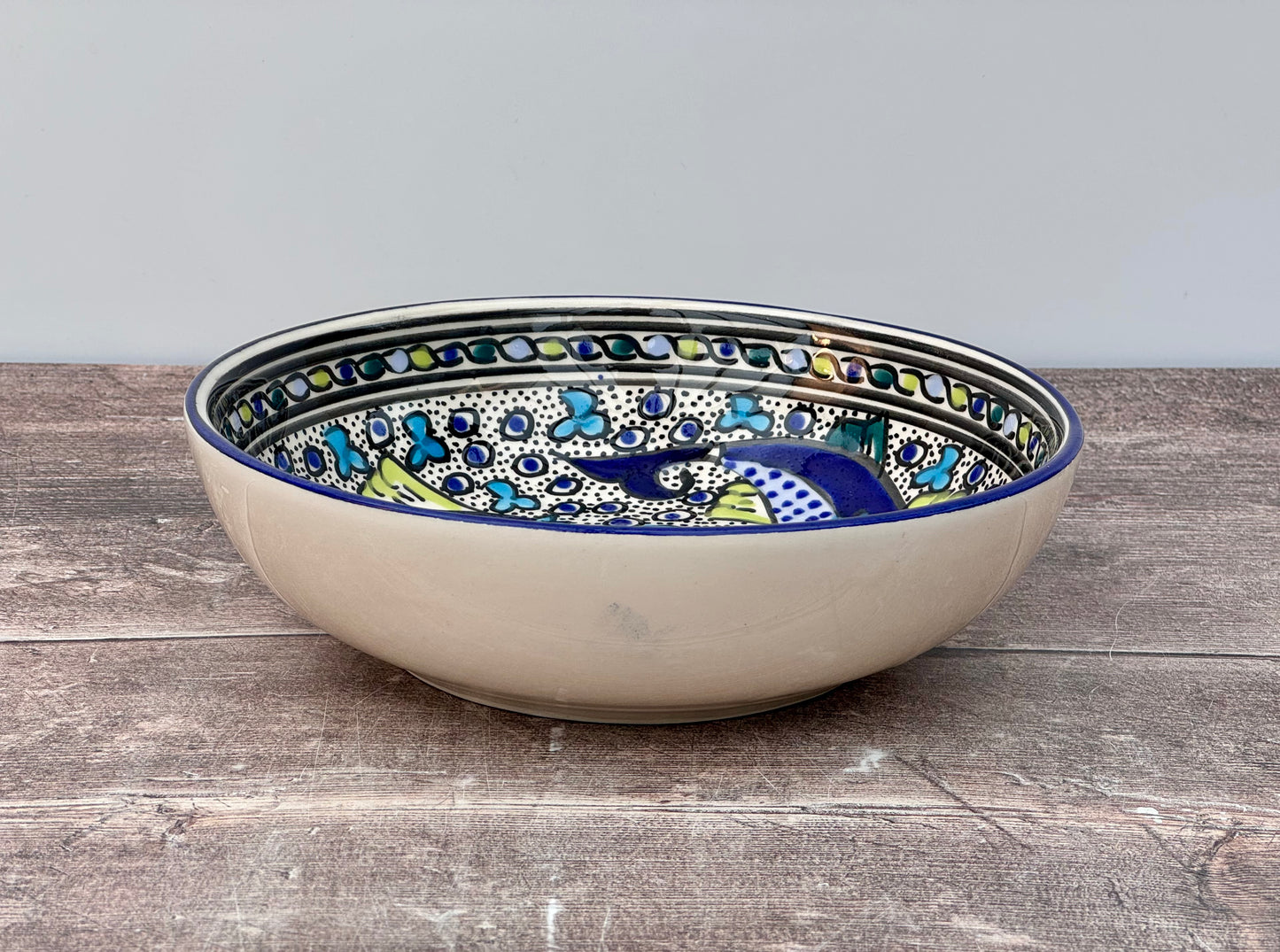 Fish Patterned Bowl, 26cm