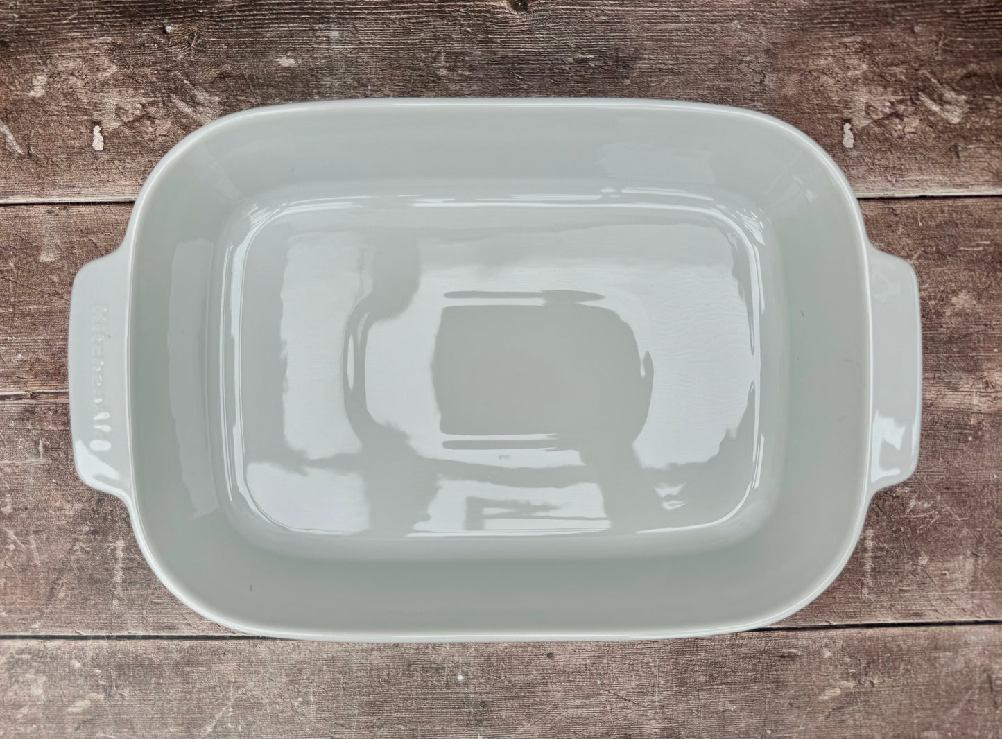 Kitchenaid White Rectangular Baking Dish, 32cm