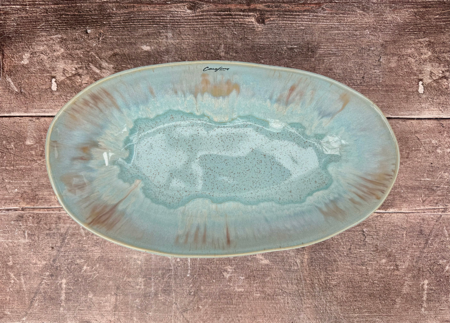 Sea Blue Oval Baking Dish, 32cm