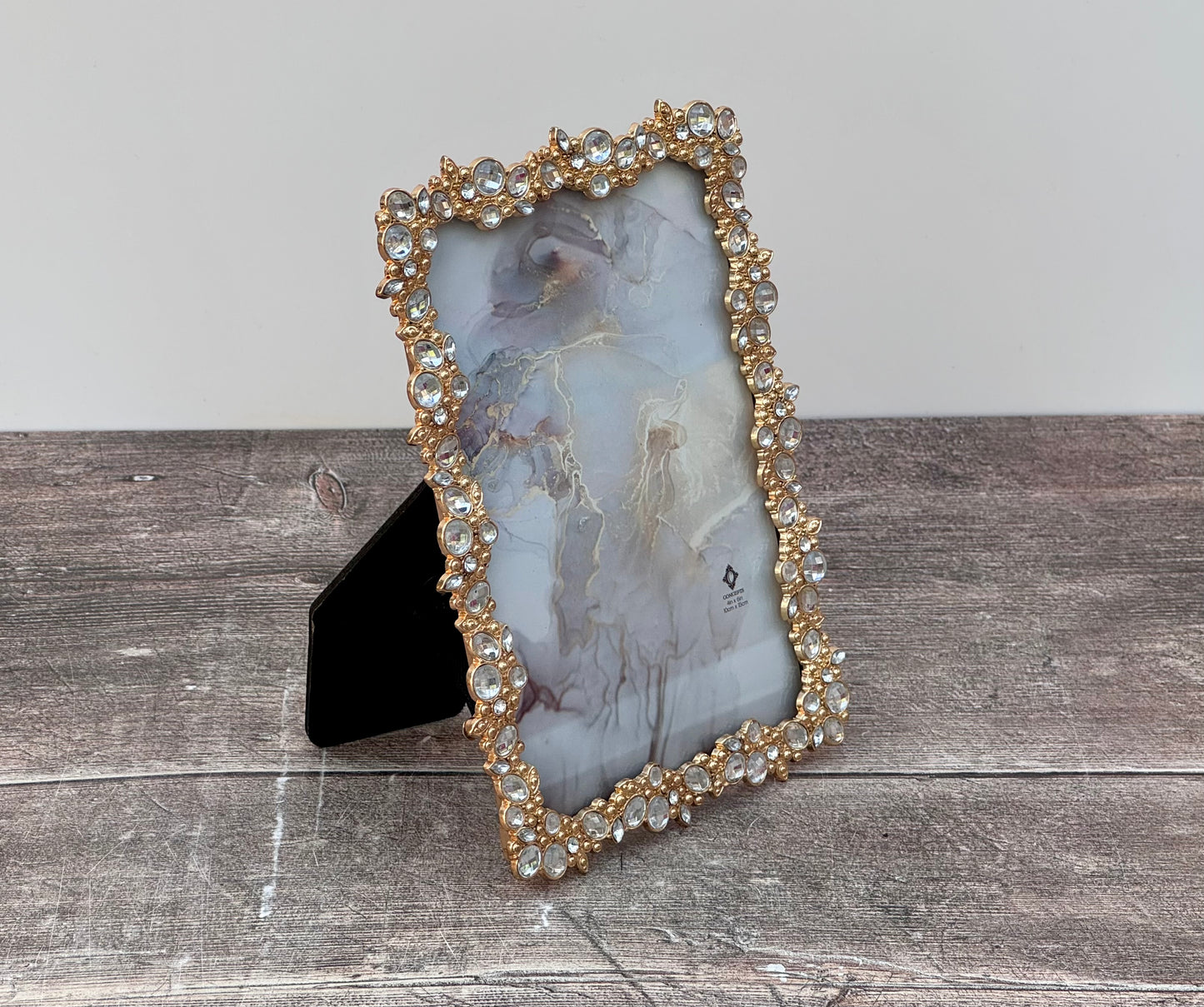 Ornate Clear Jewel Photo Frame, 4 x 6