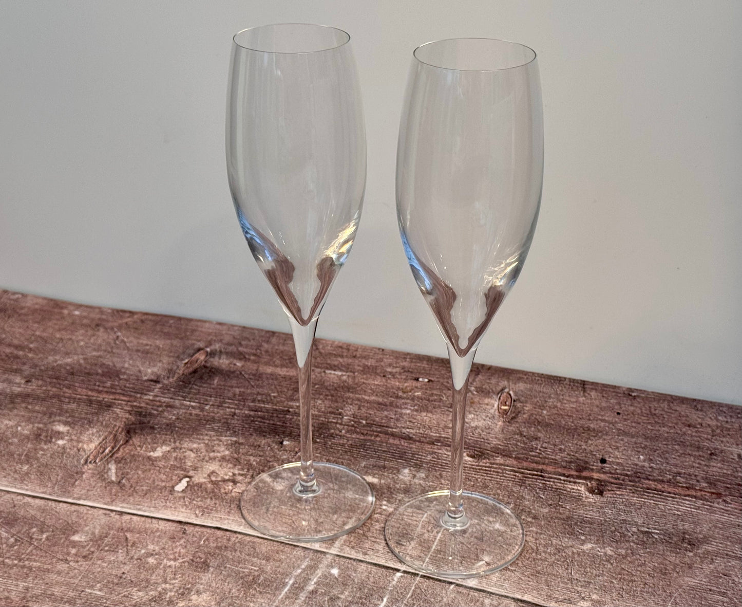 Nude Set of 2 Champagne Flute Glasses