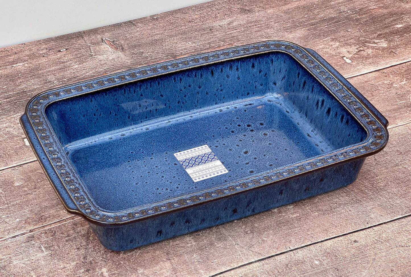 Blue Rectangular Baking Dish, 33.5cm