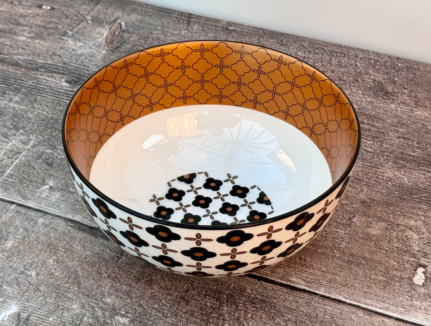 Copper Patterned Cereal Bowl, 15.5cm