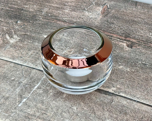 LSA Copper Space Tea Light Holder