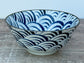 Tokyo Design Studio Blue Half Moon Patterned Bowl, 15cm