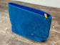 Blue Velvet Beaded Octopus Design Pouch
