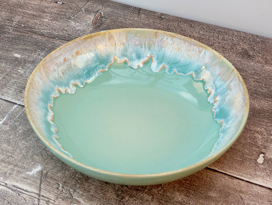 Turquoise Serving / Pasta Bowl, 21.5cm