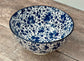 Blue and White Floral Design Bowl, 15.5cm