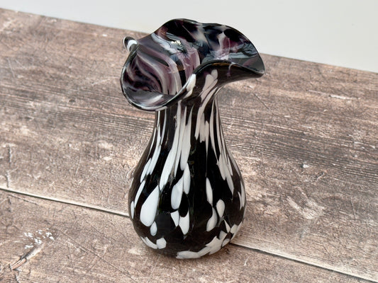 Small Handmade Murano Glass Vase, Design 11