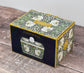 William Morris Black Pimpernel Floral Patterned Butter Dish