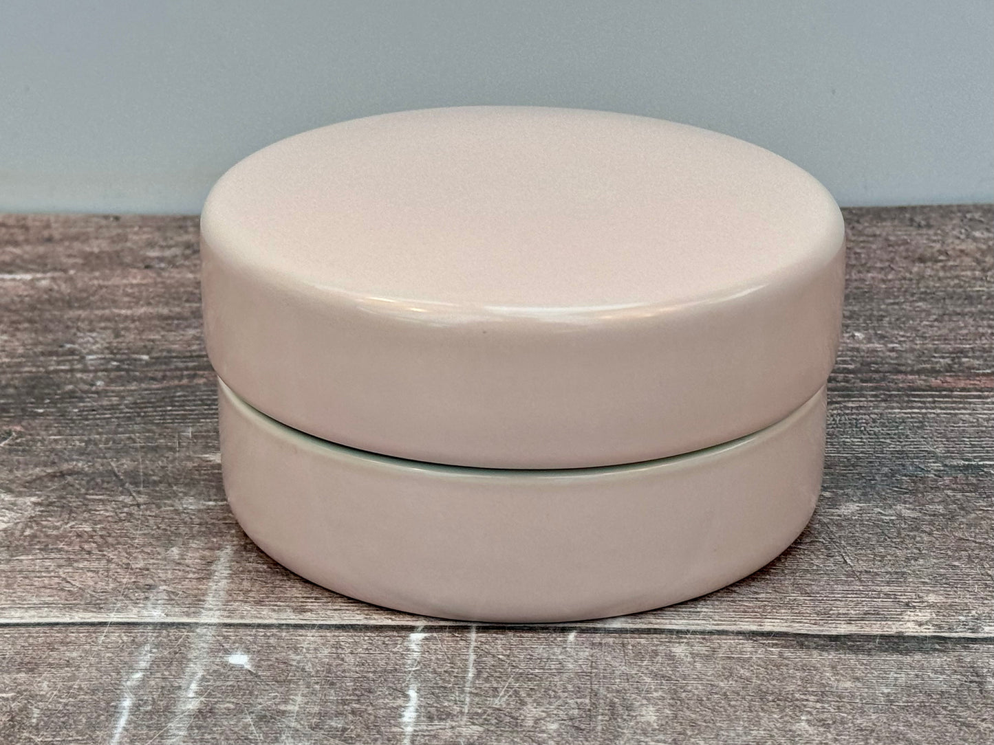 Pink Ceramic Trinket Box with ‘you’re a limited edition’ in the base