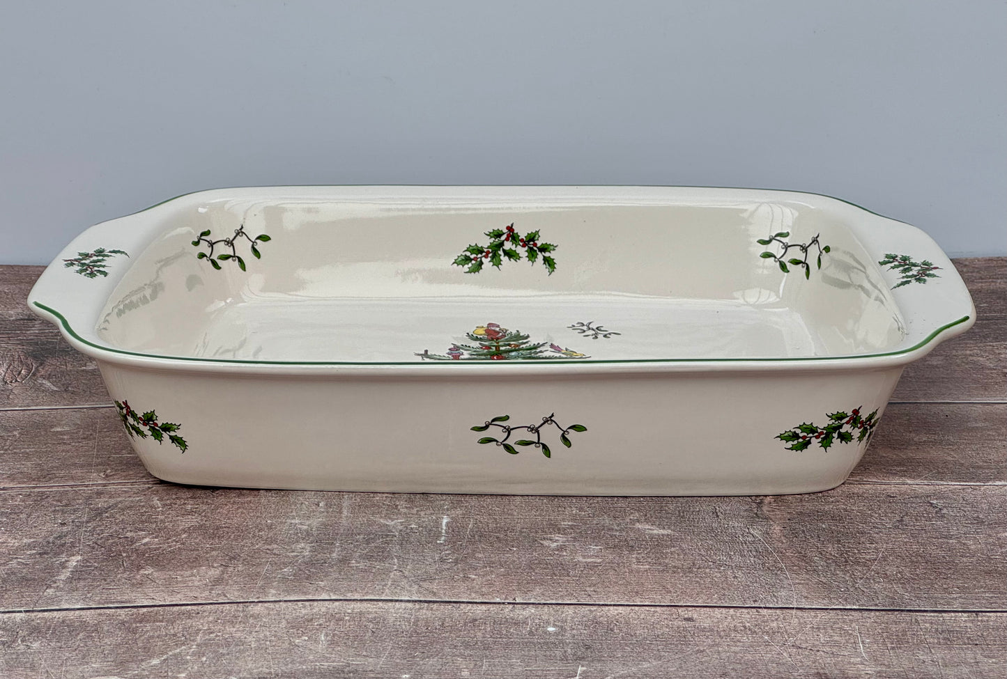 Spode Christmas Tree Large Rectangular Baking Dish