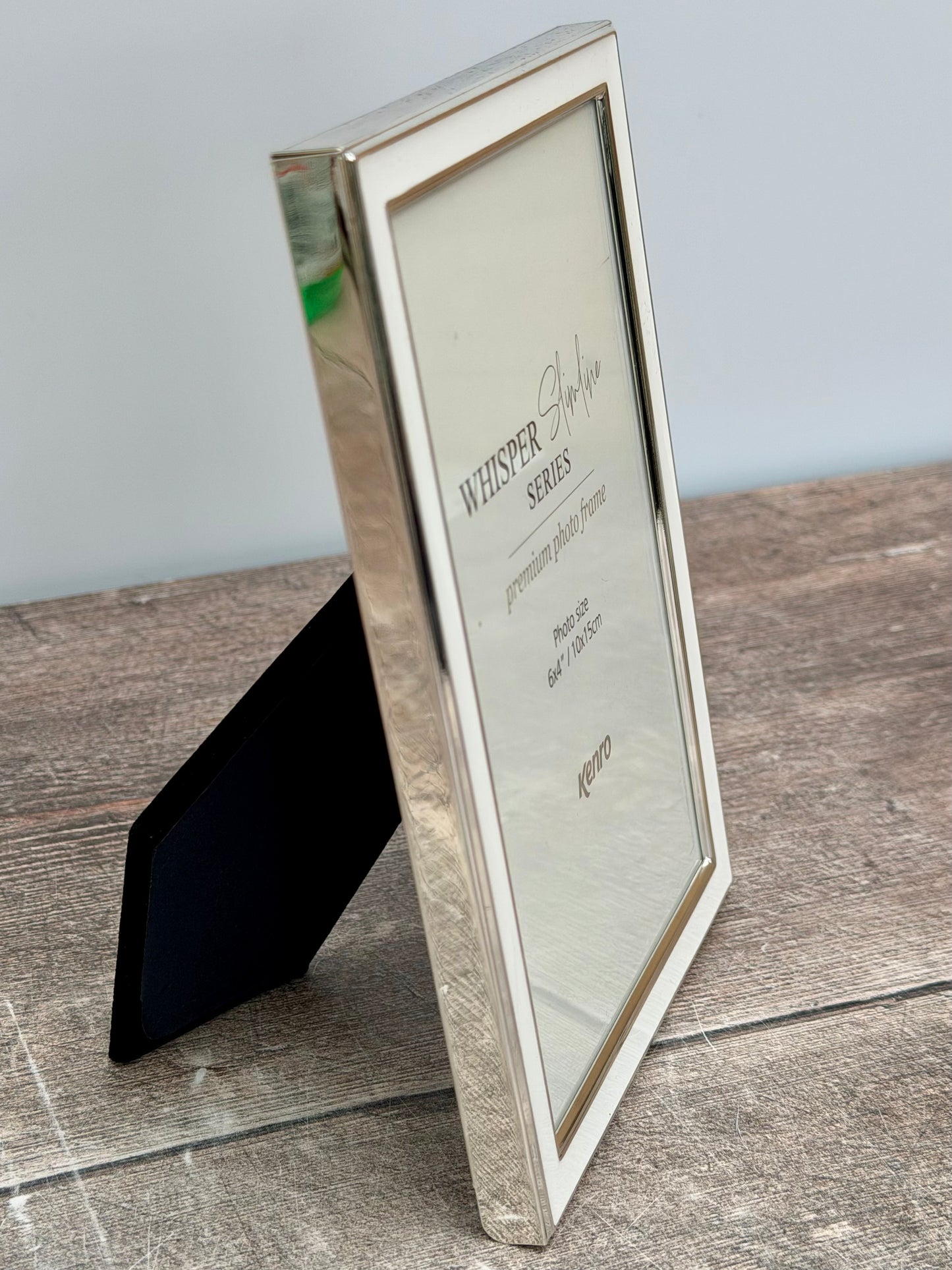 Slimline White Border Photo Frame, 4’ x 6’