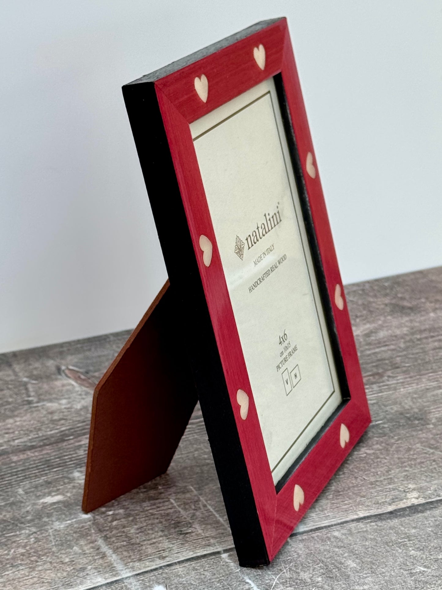 Natalini Red Heart Photo Frame 4 x 6