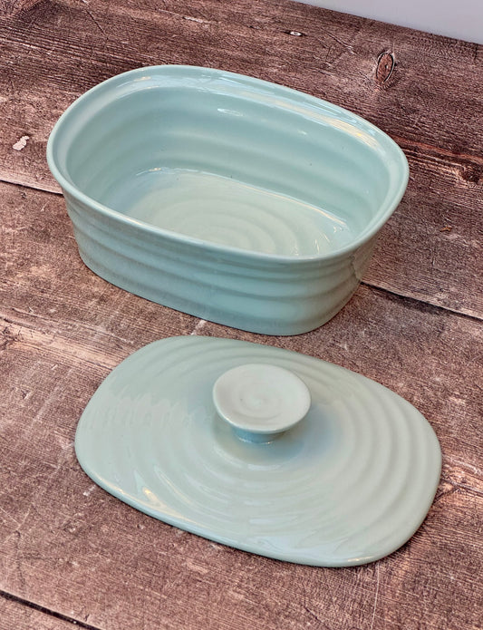 Sophie Conran Pale Mint Butter Dish