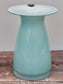 Dartington Mint Green Medium Glass Vase, 20cm