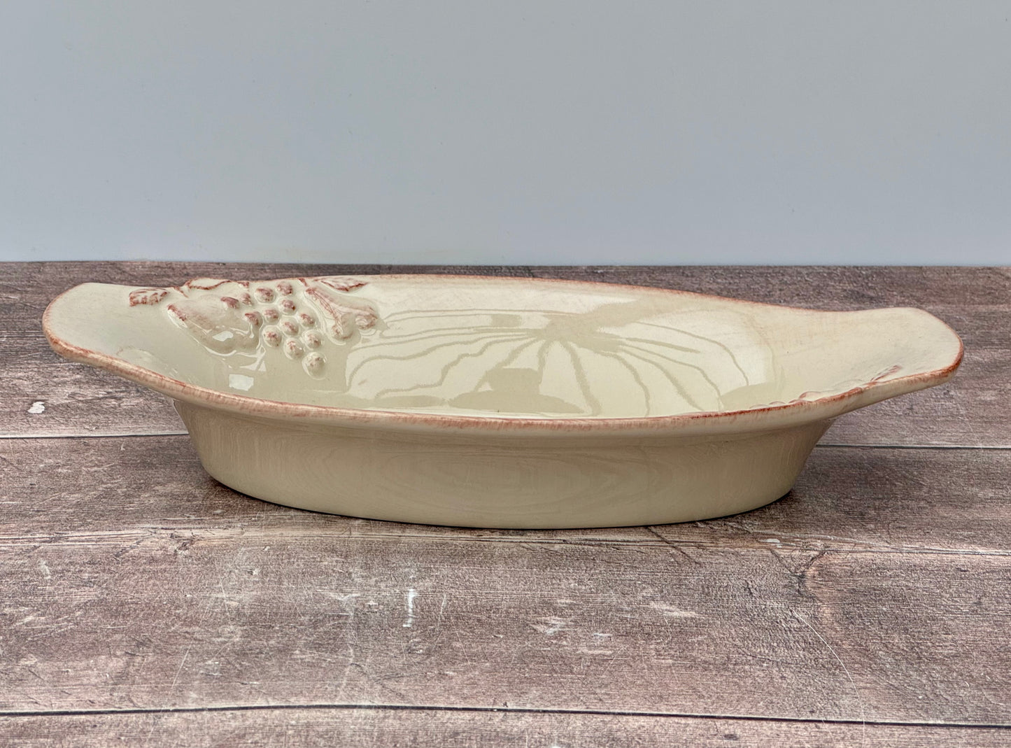 Cream Gratin Baking Dish, 31cm