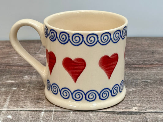 Heart Patterned Mug, 250ml