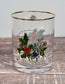 Set of 4 Portmeirion Holly & the Ivy Double Old Fashioned Glasses