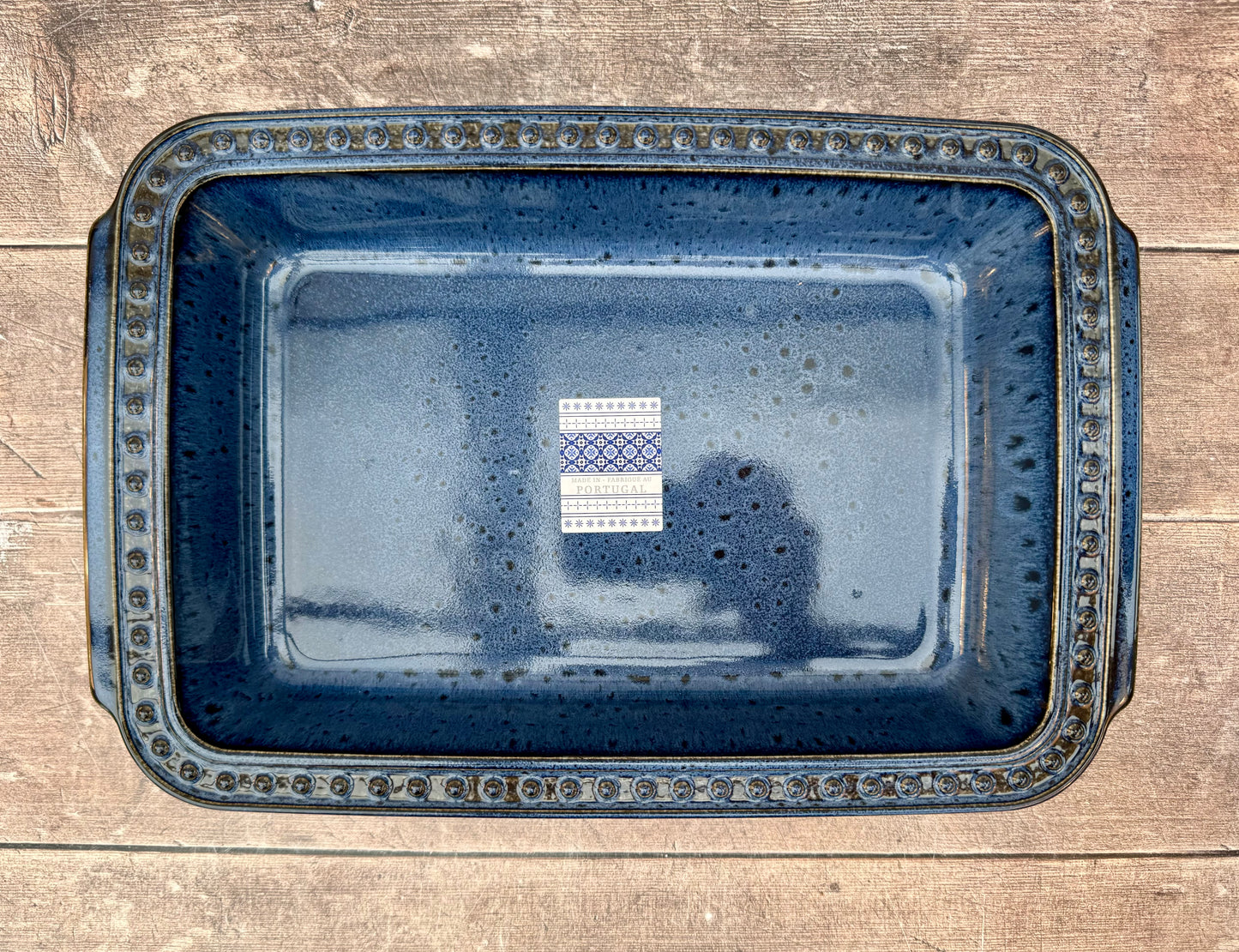 Blue Rectangular Baking Dish, 33.5cm