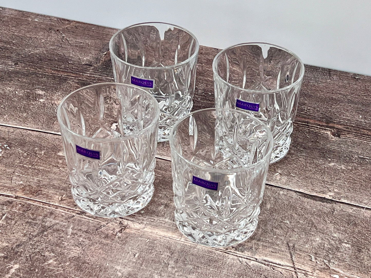 Waterford Marquis Markham Double Old Fashioned Glasses