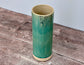 Green Ceramic Cylinder Vase, 25cm