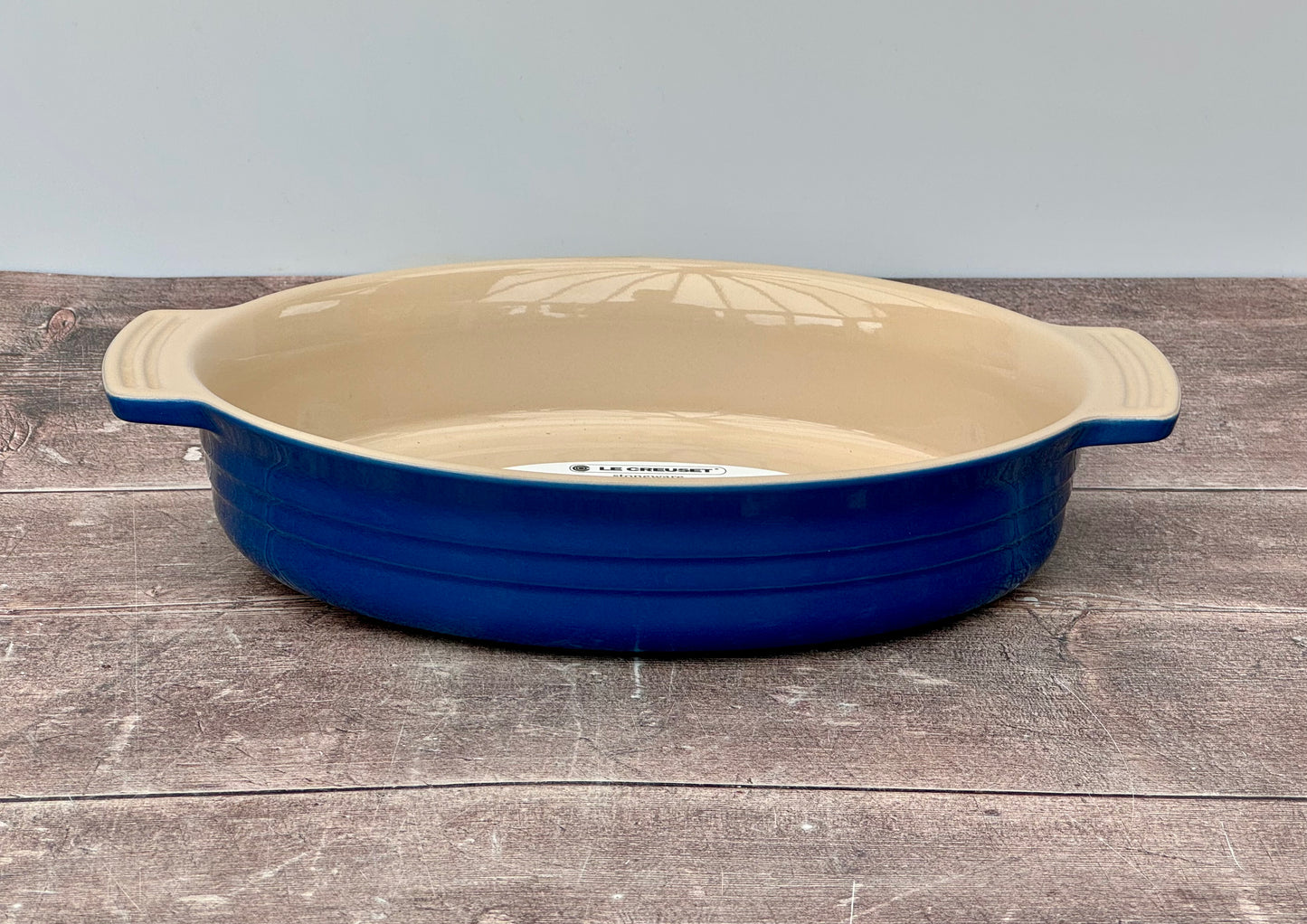 Le Creuset Blue Oval Baking Dish, 32cm