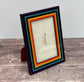 Natalini Multicoloured Rainbow Patterned Photo Frame 4 x 6