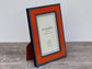 Natalini Orange and Blue Border Photo Frame 4 x 6
