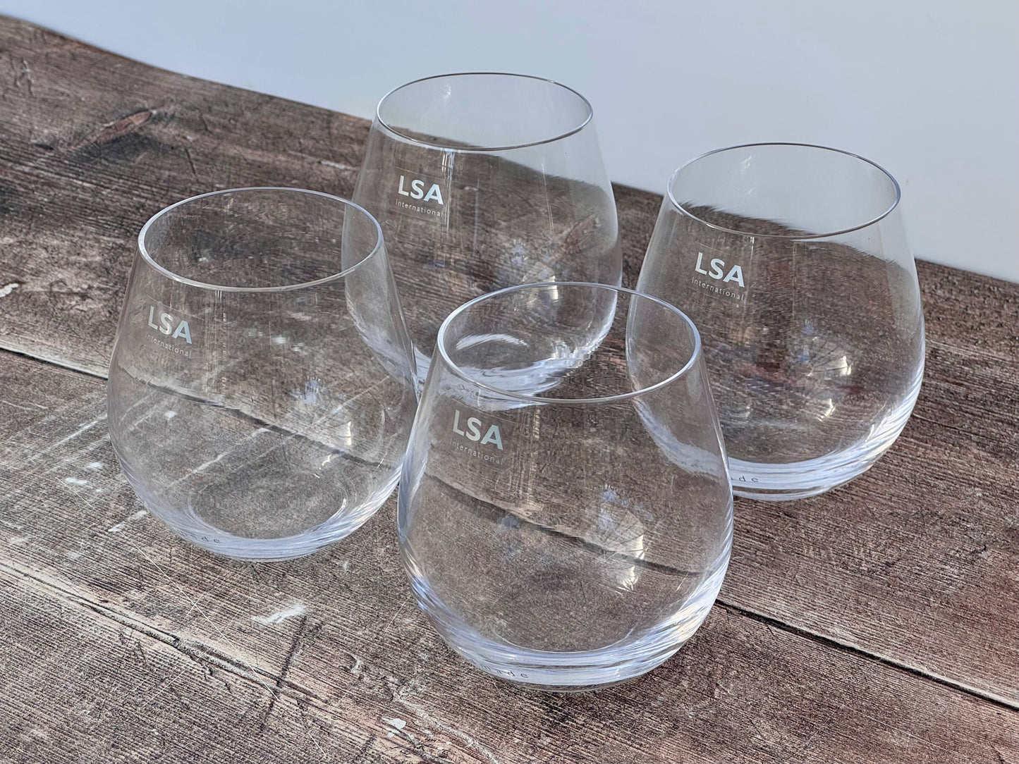 LSA White Wine Set of 4 Stemless Tumblers